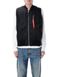 Black Nylon Vest 1