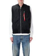Black Nylon Vest 1