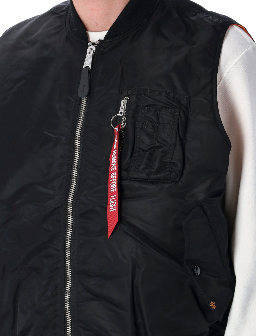 Black Nylon Vest 3
