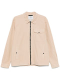 Natural Gabardine-Weave Overshirt 1