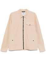 Natural Gabardine-Weave Overshirt 1