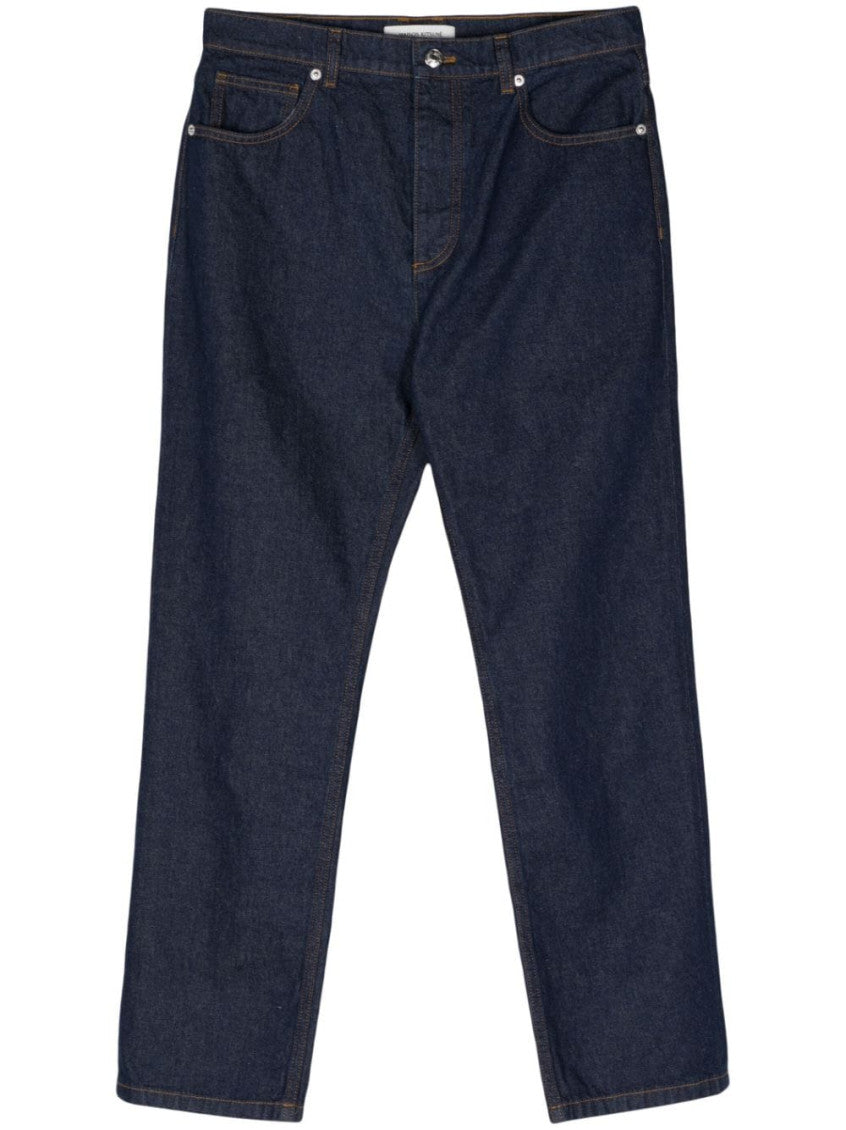 Blue Straight denim jeans 1