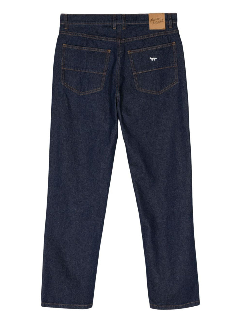 Blue Straight denim jeans 2