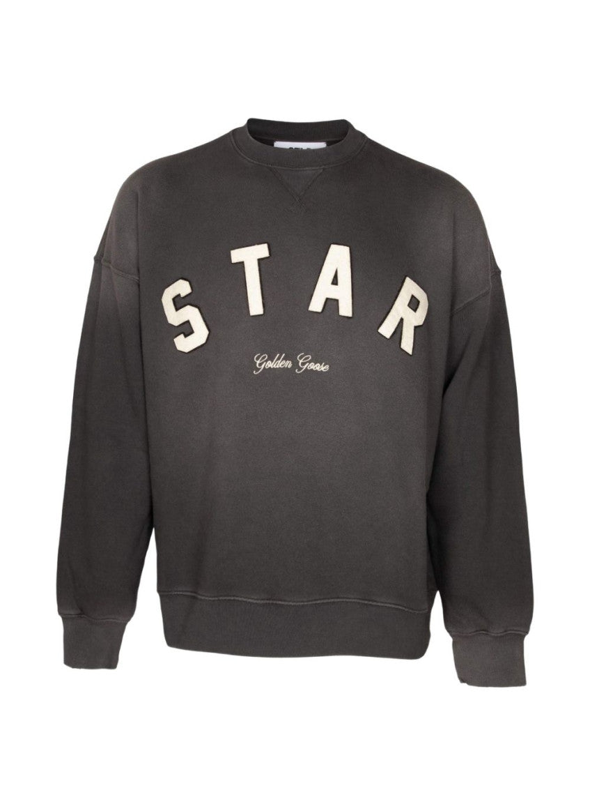 Black Graphic Crew Neck Sweatshirt 1