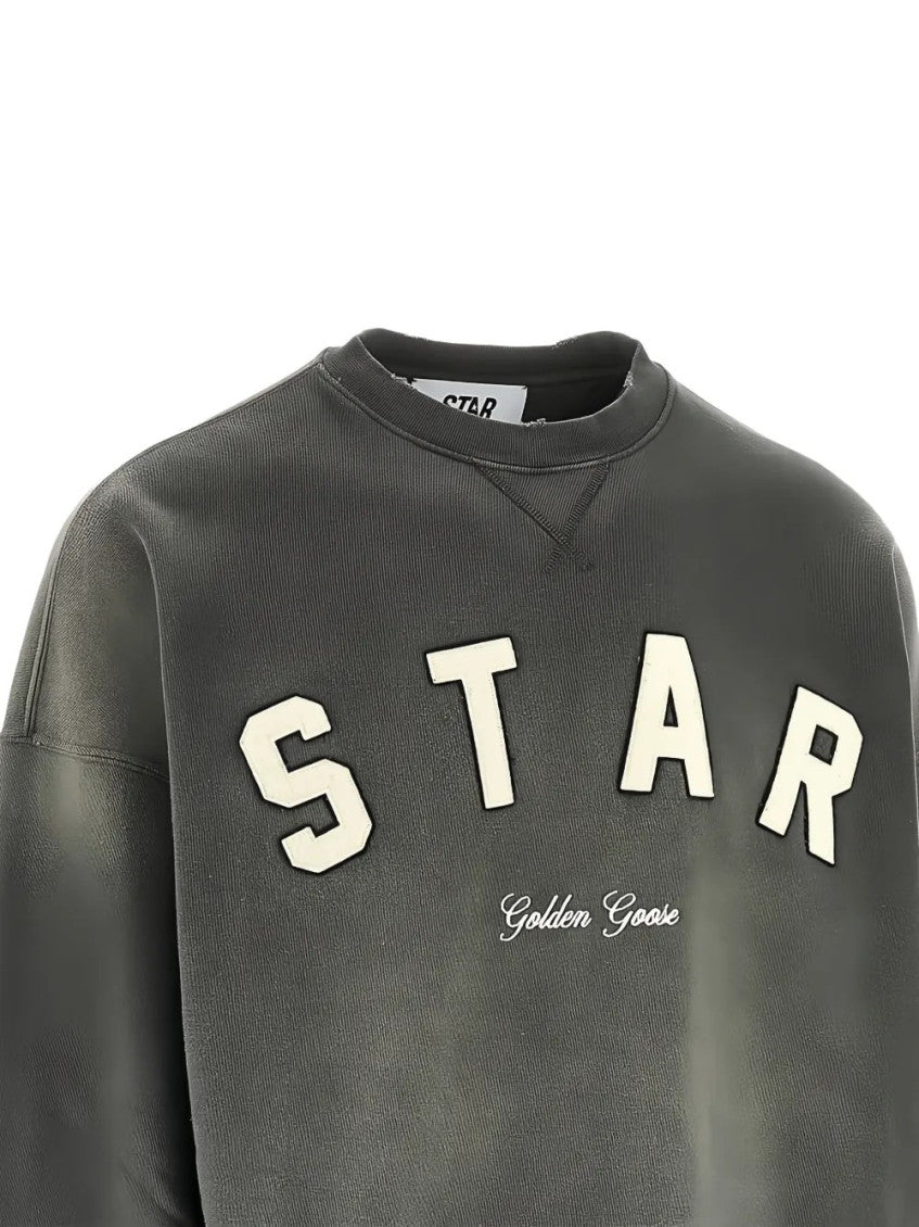 Black Graphic Crew Neck Sweatshirt 2