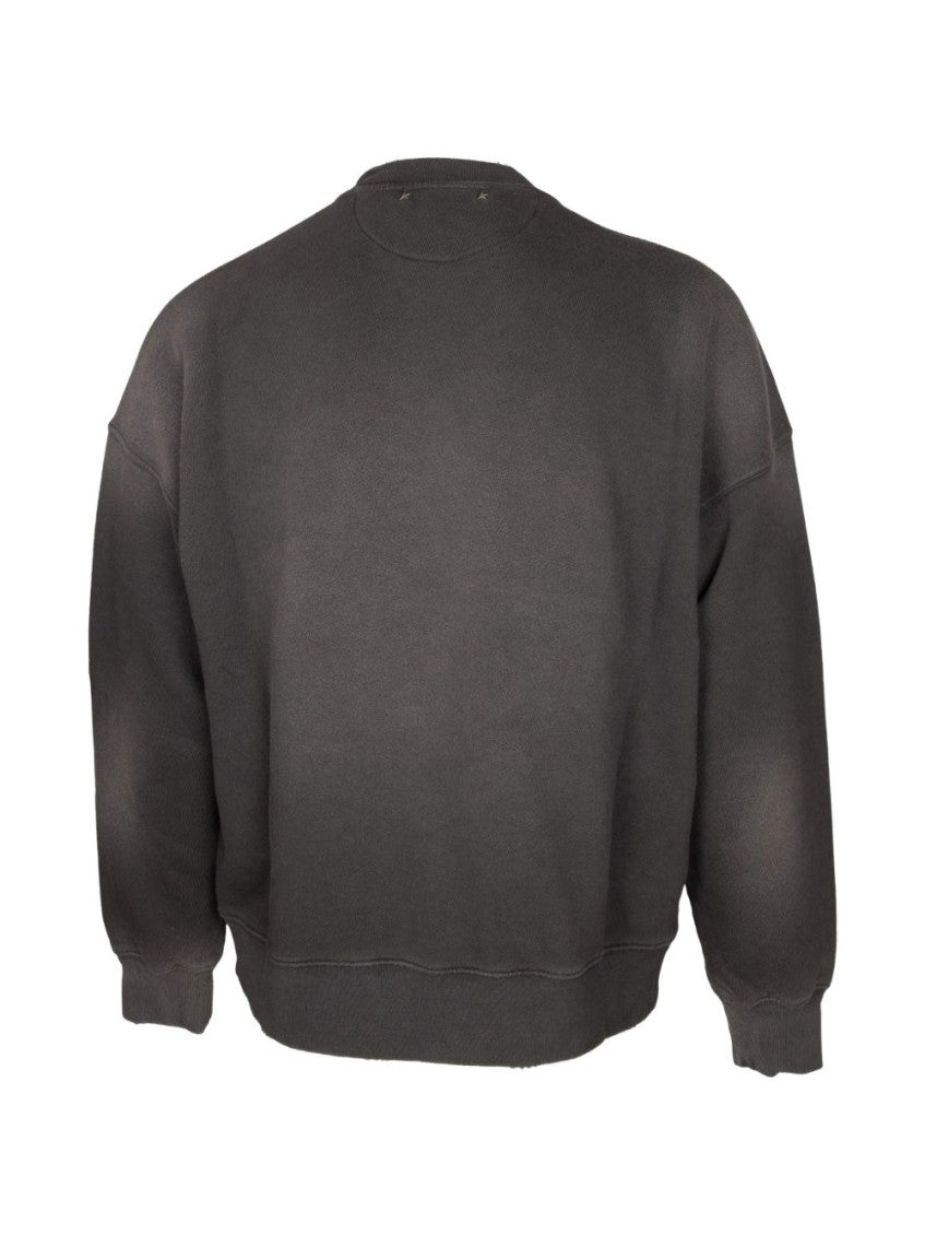 Black Graphic Crew Neck Sweatshirt 3