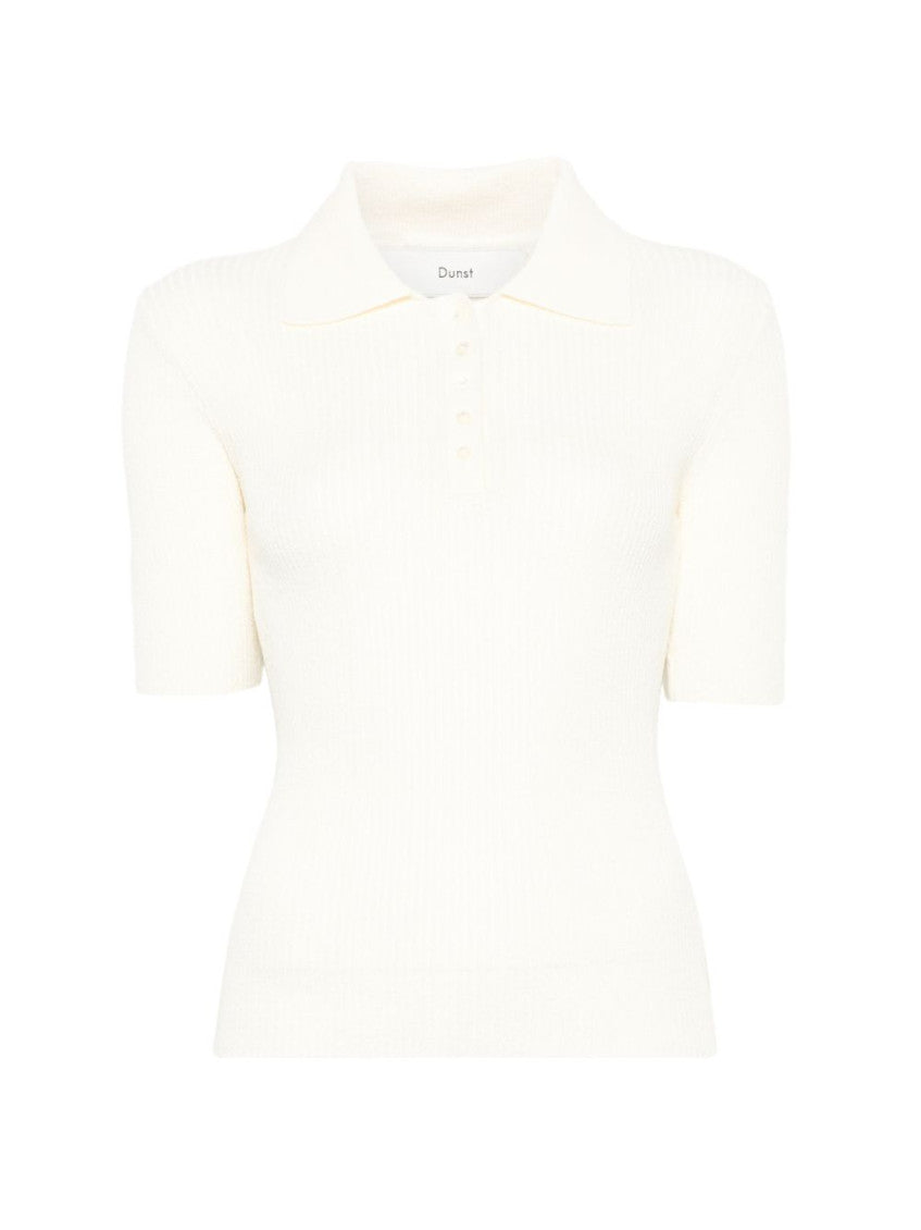 Beige Solid Shirt Collar Polo 1