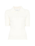 Beige Solid Shirt Collar Polo 1