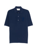 Blue Shirt Collar Logo Polo 1