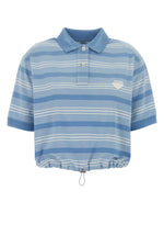 Light Blue Solid Shirt Collar Polo 1