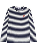 Blue Stripes Round Neck T-Shirt 1