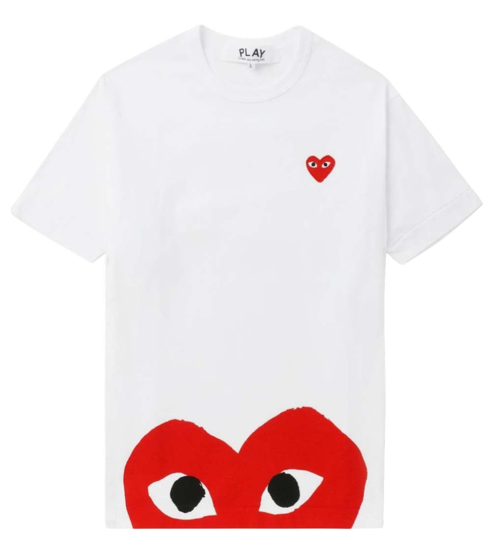 White Graphic Crew Neck T-Shirt 1