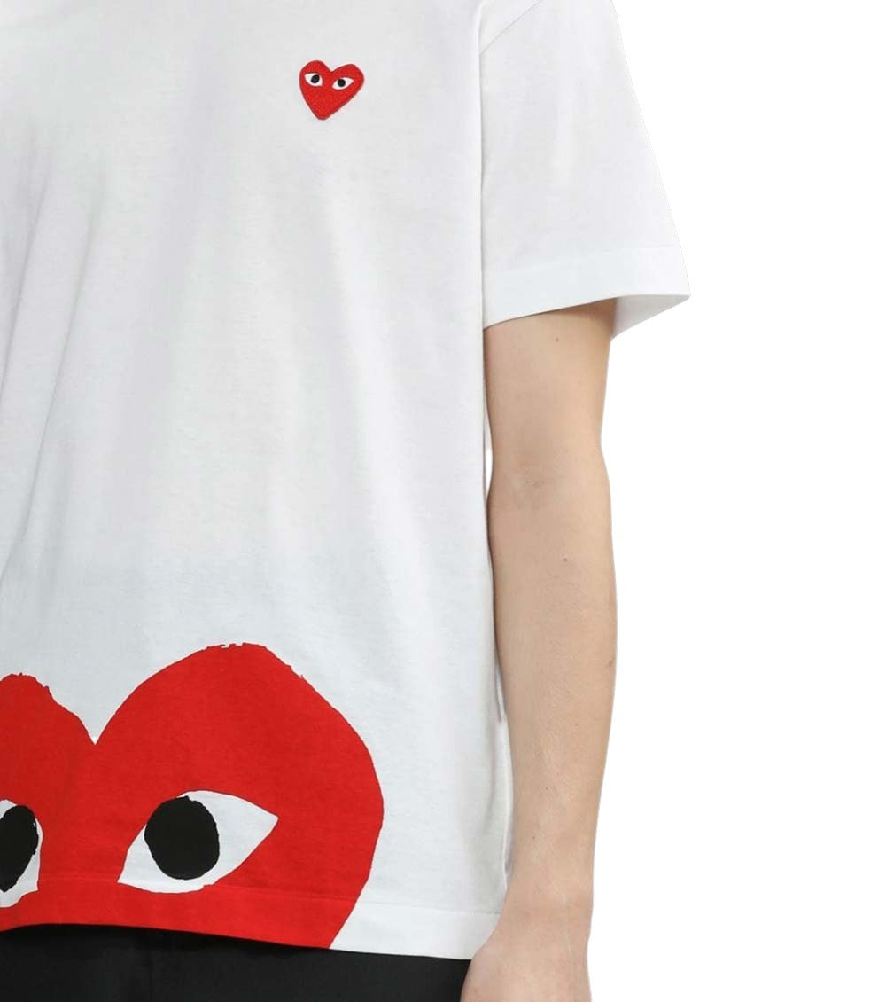 White Graphic Crew Neck T-Shirt 5