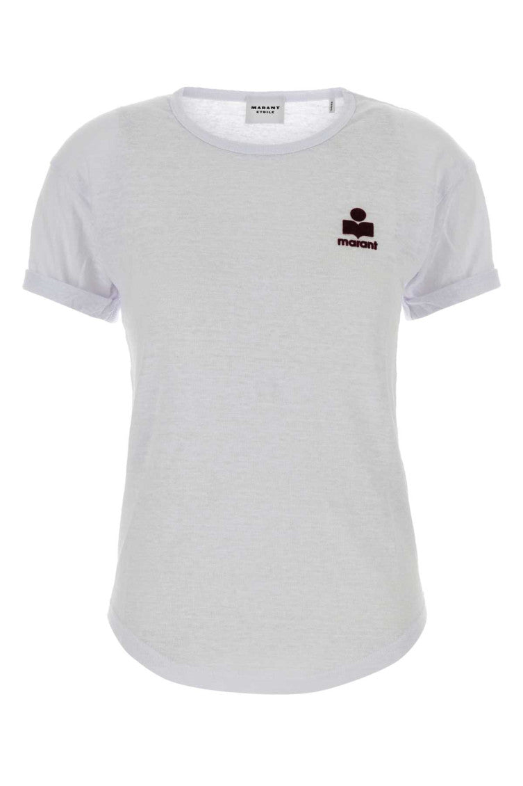 White Crew Neck Logo T-Shirt 1