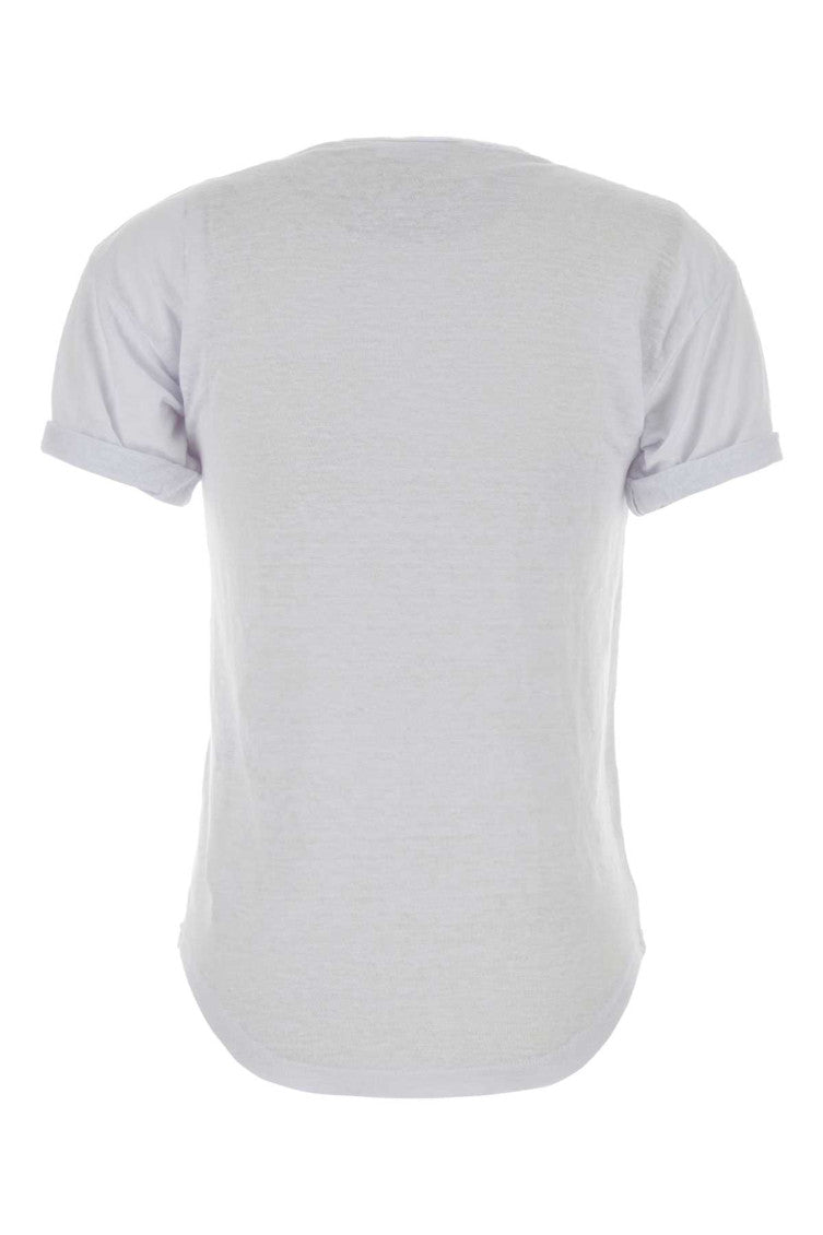 White Crew Neck Logo T-Shirt 2