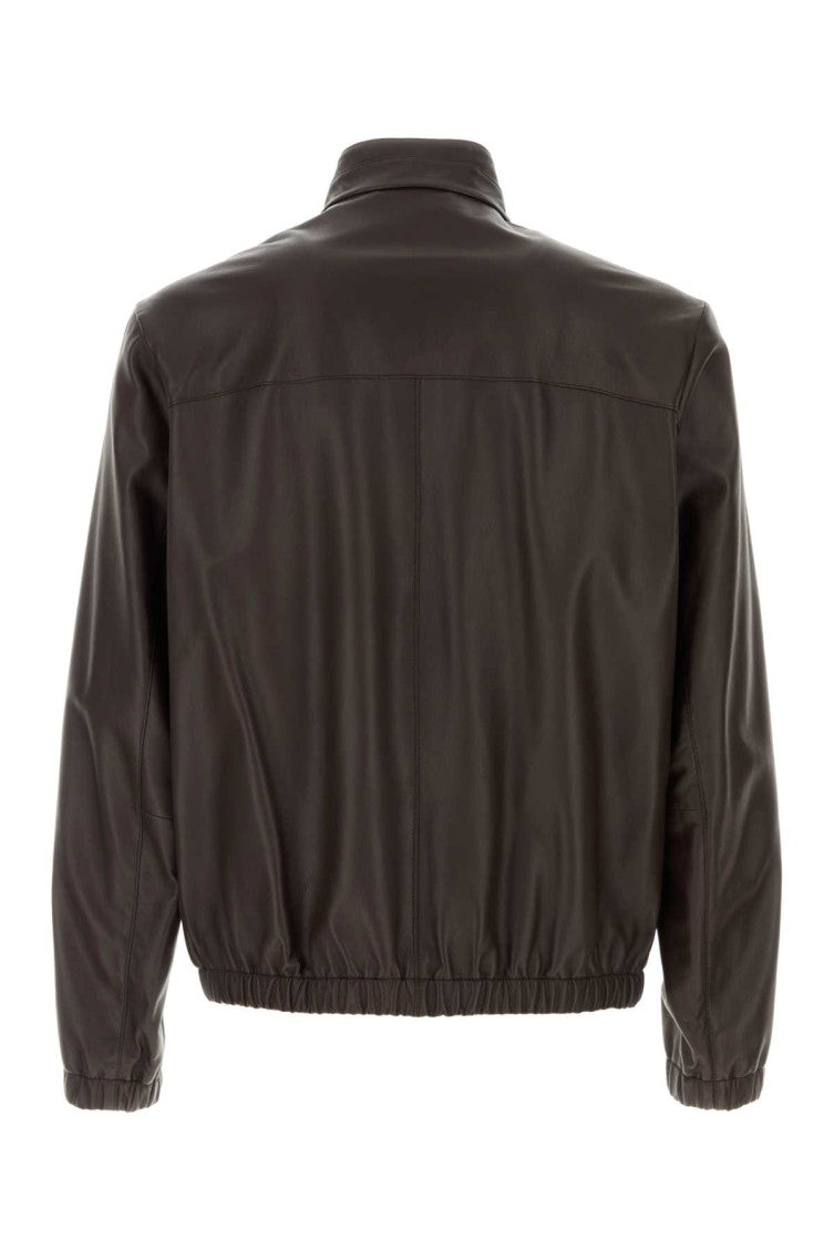 Brown Solid Jacket 2