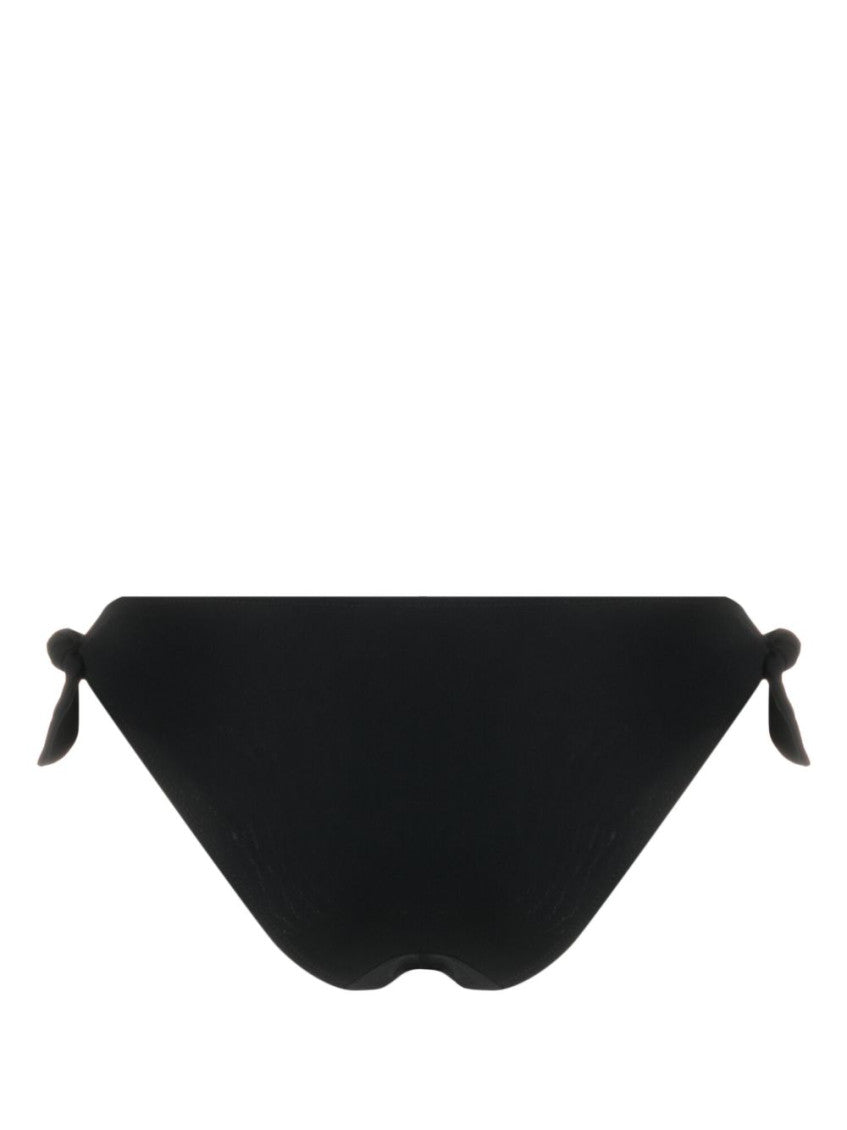Black logo-plaque bikini bottoms 2