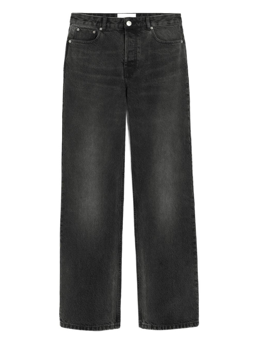Black Mid Rise Jeans 1