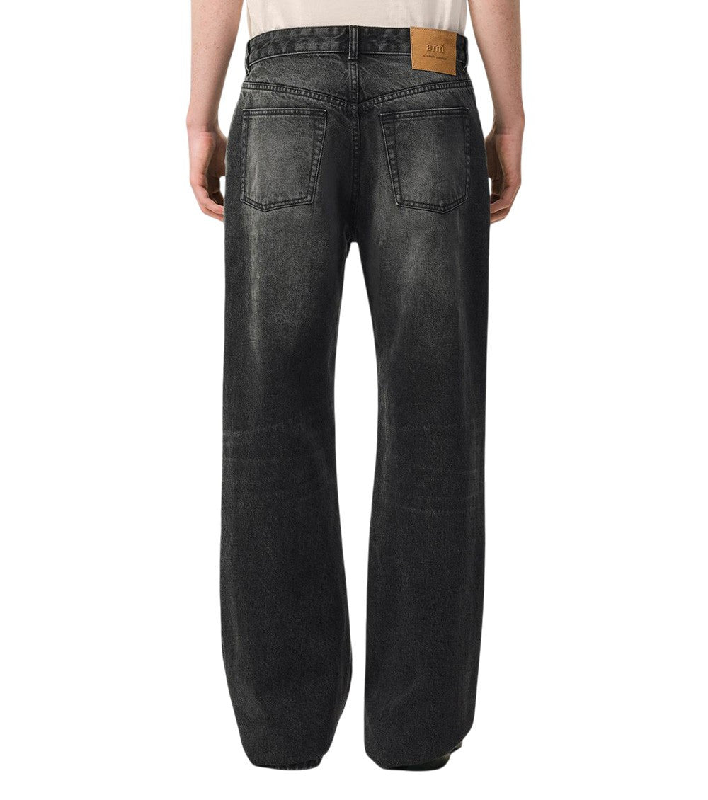 Black Mid Rise Jeans 2