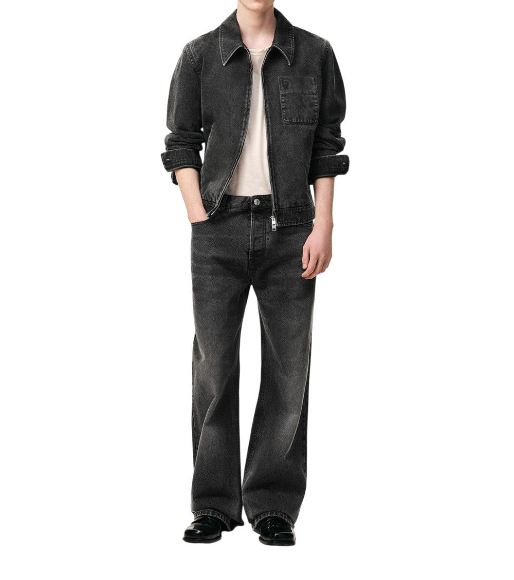 Black Mid Rise Jeans 4