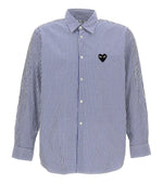 Blue Stripes Logo Shirt 1