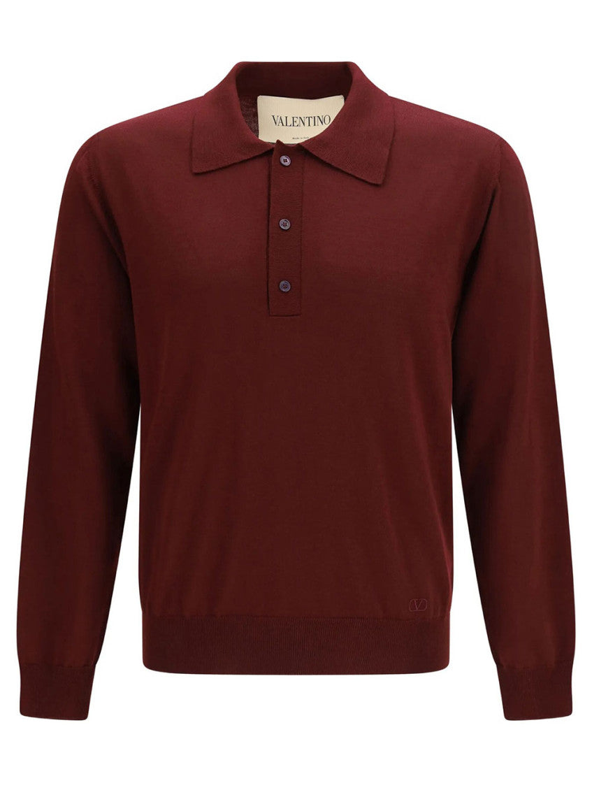 Maroon Shirt Collar Polo 1