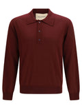 Maroon Shirt Collar Polo 1
