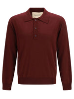 Maroon Shirt Collar Polo 1
