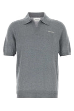 Grey Shirt Collar Polo 1