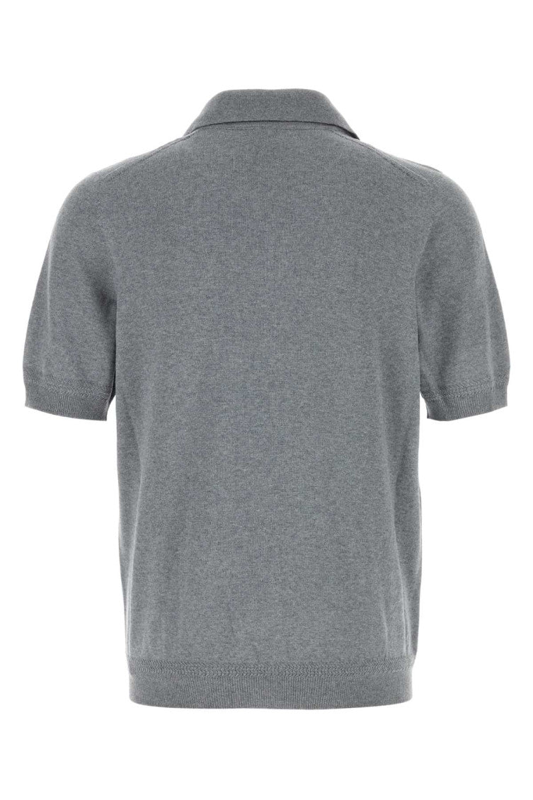 Grey Shirt Collar Polo 2