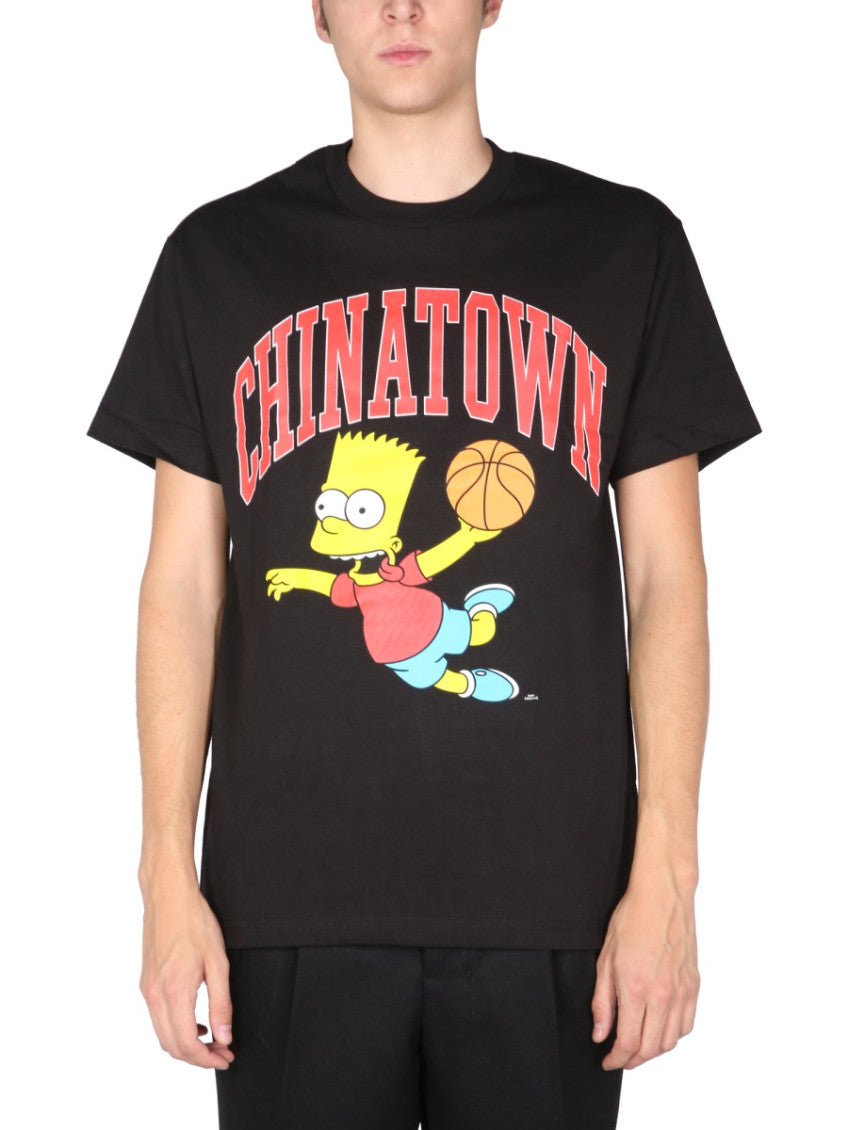 Black Graphic Crew Neck T-Shirt 1