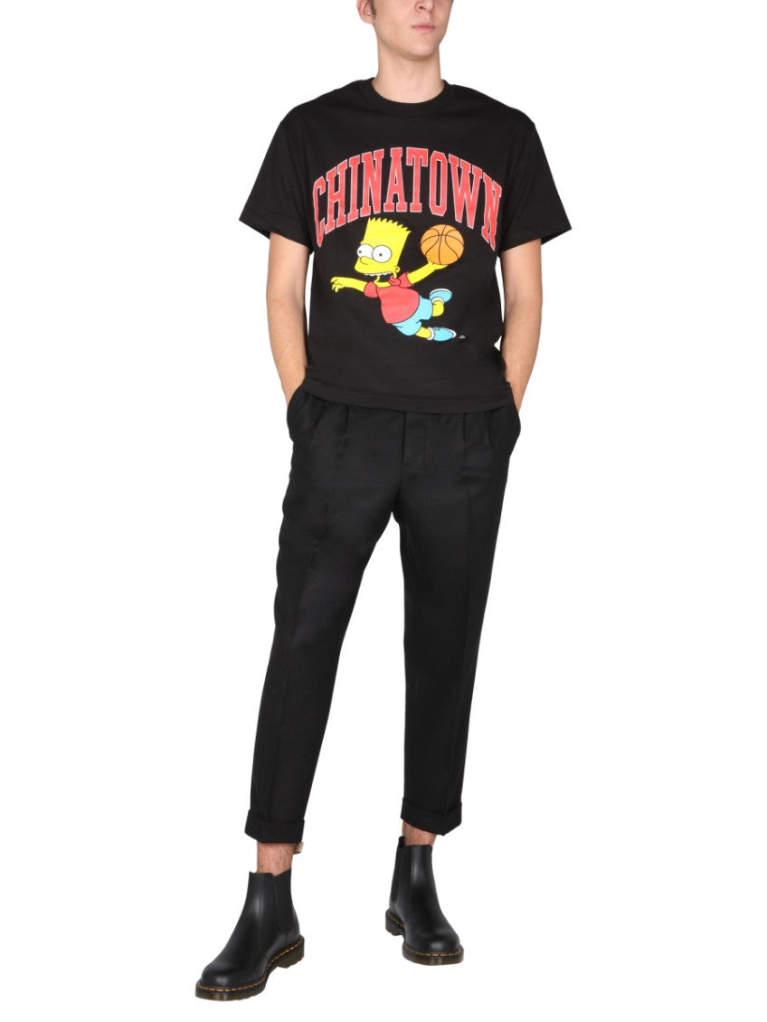 Black Graphic Crew Neck T-Shirt 3