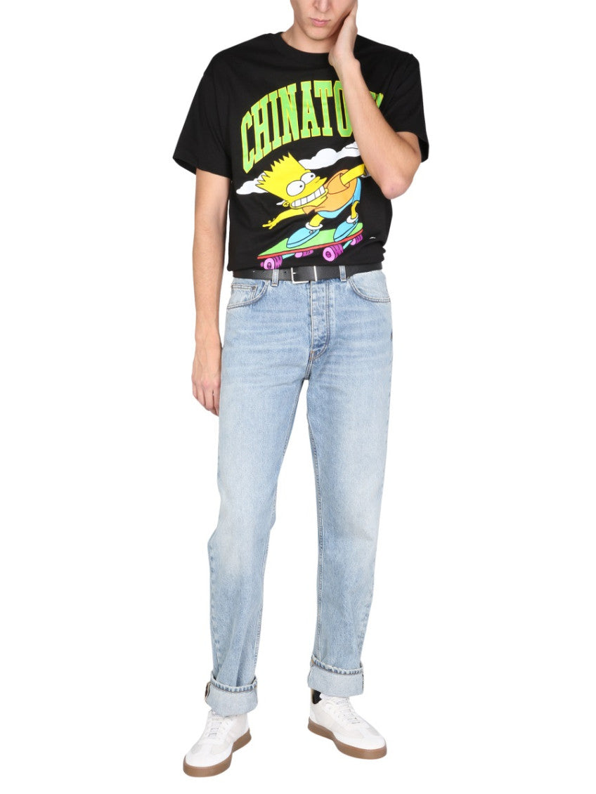 Black Graphic Crew Neck T-Shirt 3