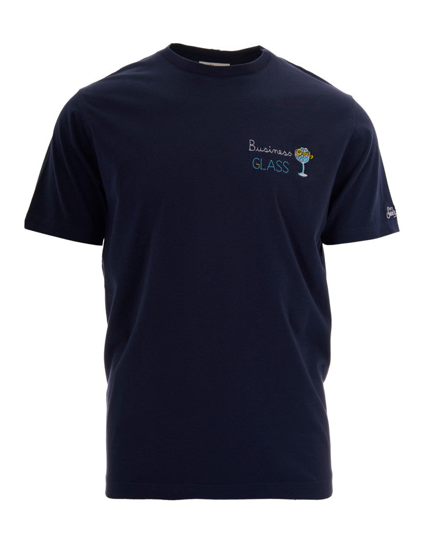 Navy Graphic T-Shirt 1