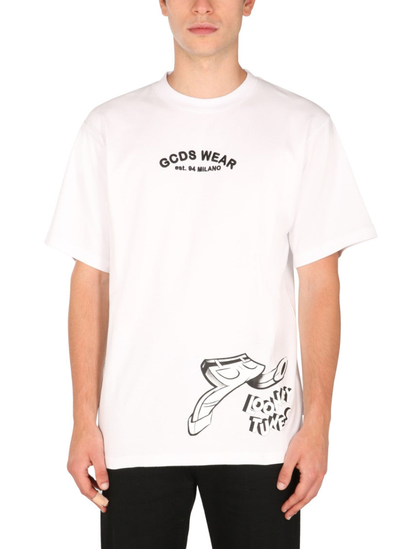 White Crew Neck T-Shirt 1