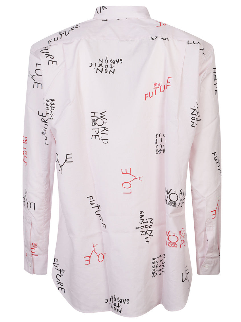 Light Pink Regular Graphic Shirt 2