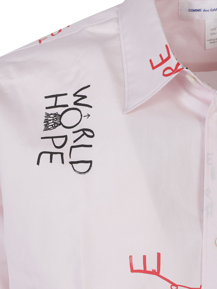 Light Pink Regular Graphic Shirt 3