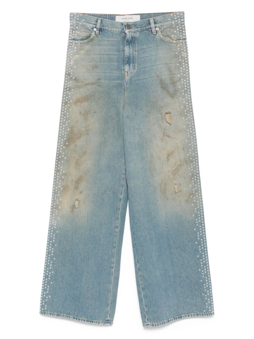 Blue Wide Leg Jeans 1