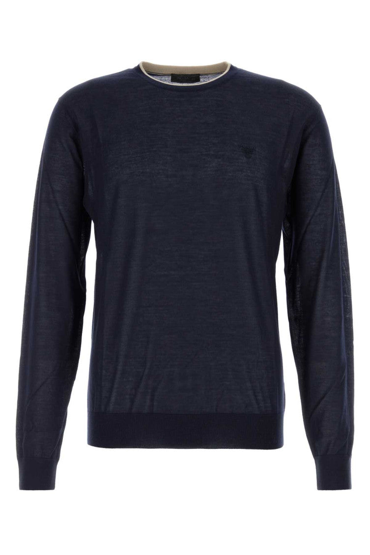 Navy Blue Logo Sweater 1