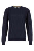 Navy Blue Logo Sweater 1