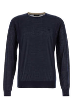 Navy Blue Logo Sweater 1