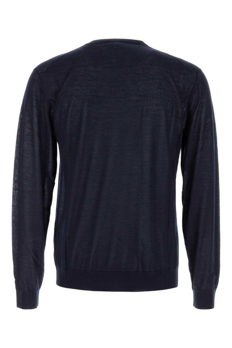 Navy Blue Logo Sweater 2