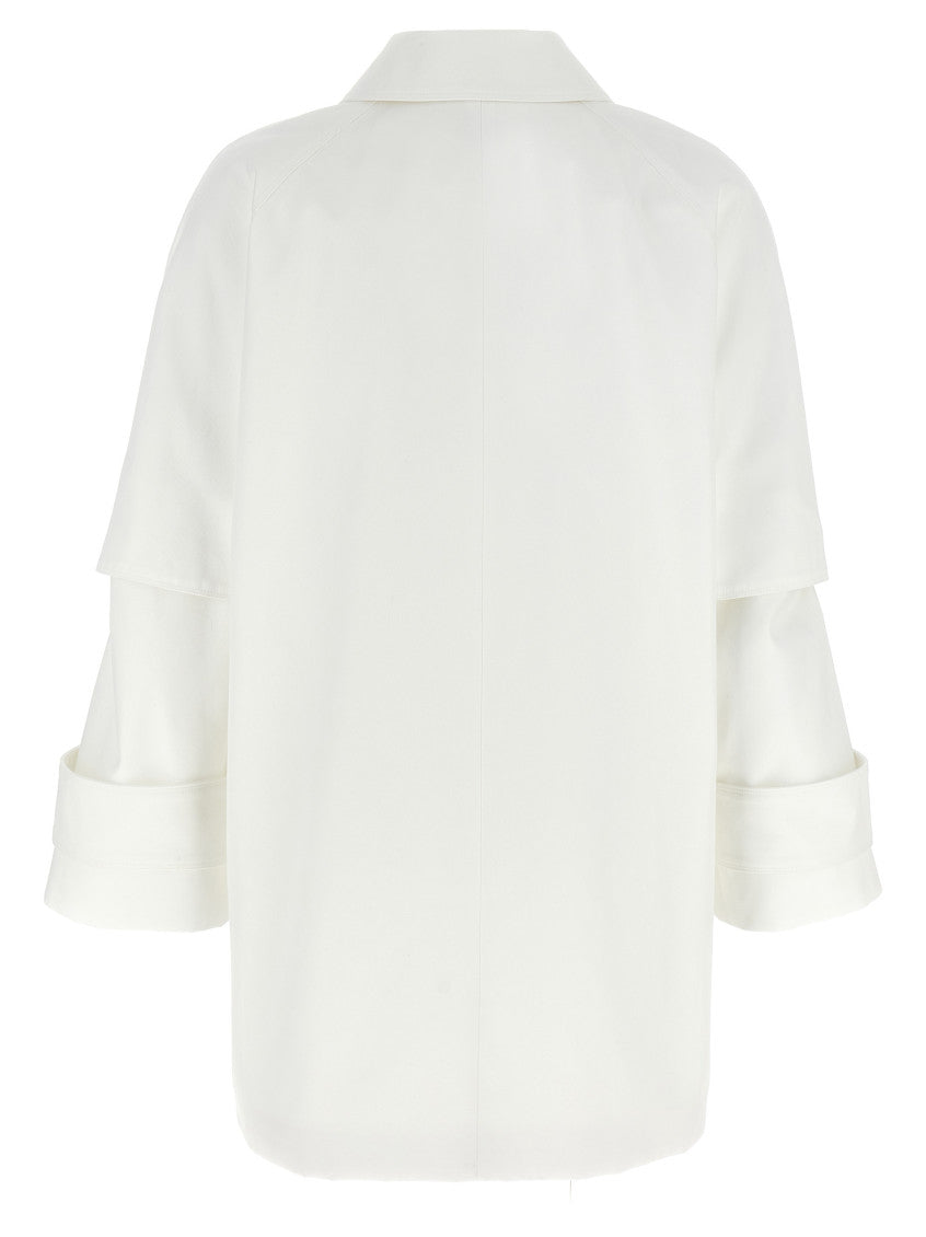 White 'Baba' trench coat 2
