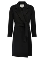 Black 'Melinda' coat 1