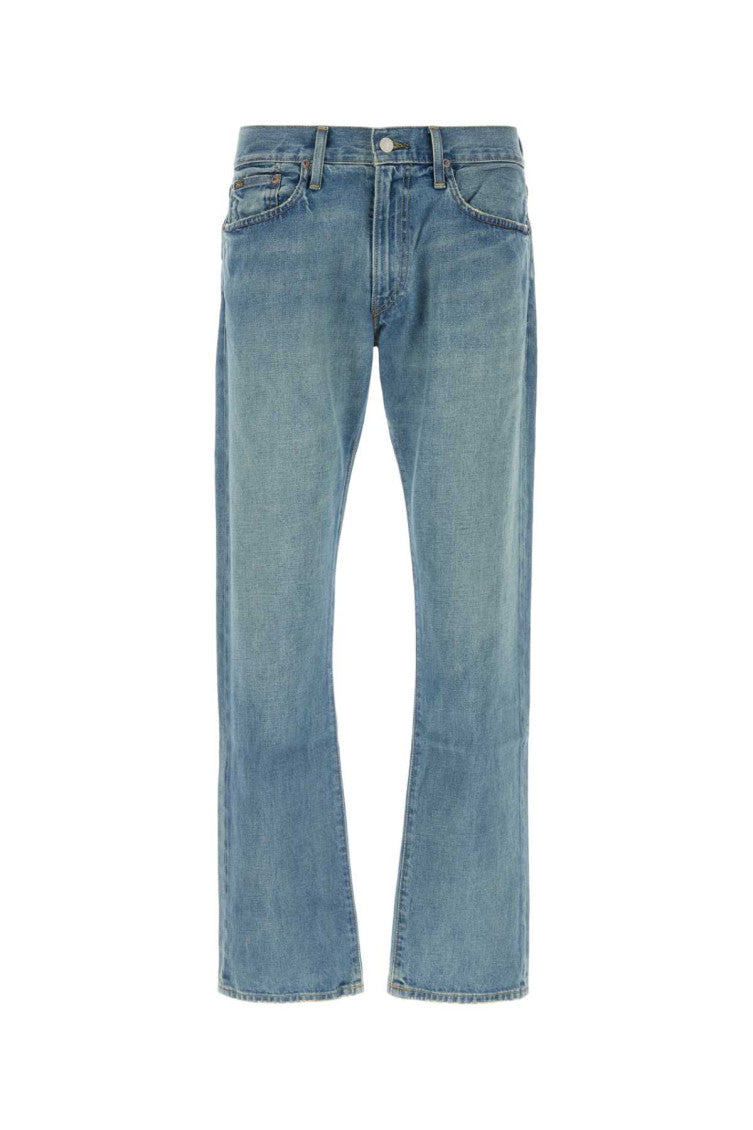 Light Blue Straight Jeans 1