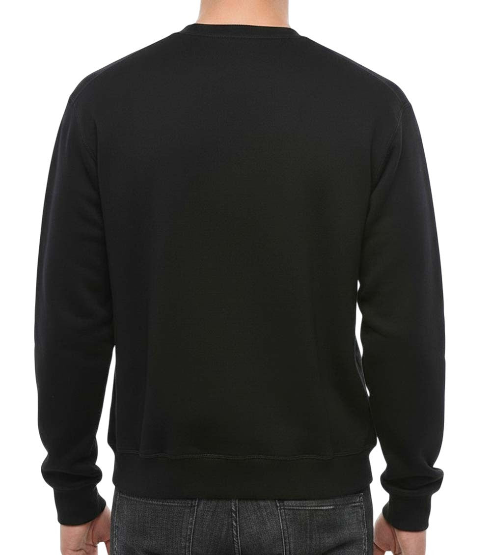 Black Crew Neck Sweatshirt 2