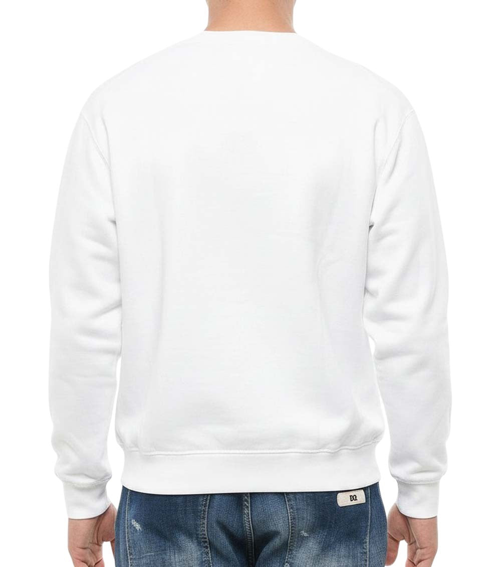 White Crew Neck Sweatshirt 2