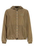 Brown Logo Hooded Jacket 1