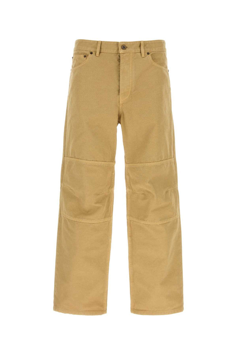 Mustard Flat Front Pants 1