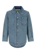 Light Blue Relaxed Overshirt 1